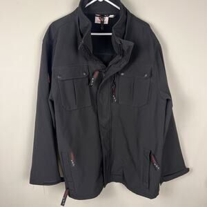 Canada Weather Gear Men’s Black Jacket Tactical Size XXLarge